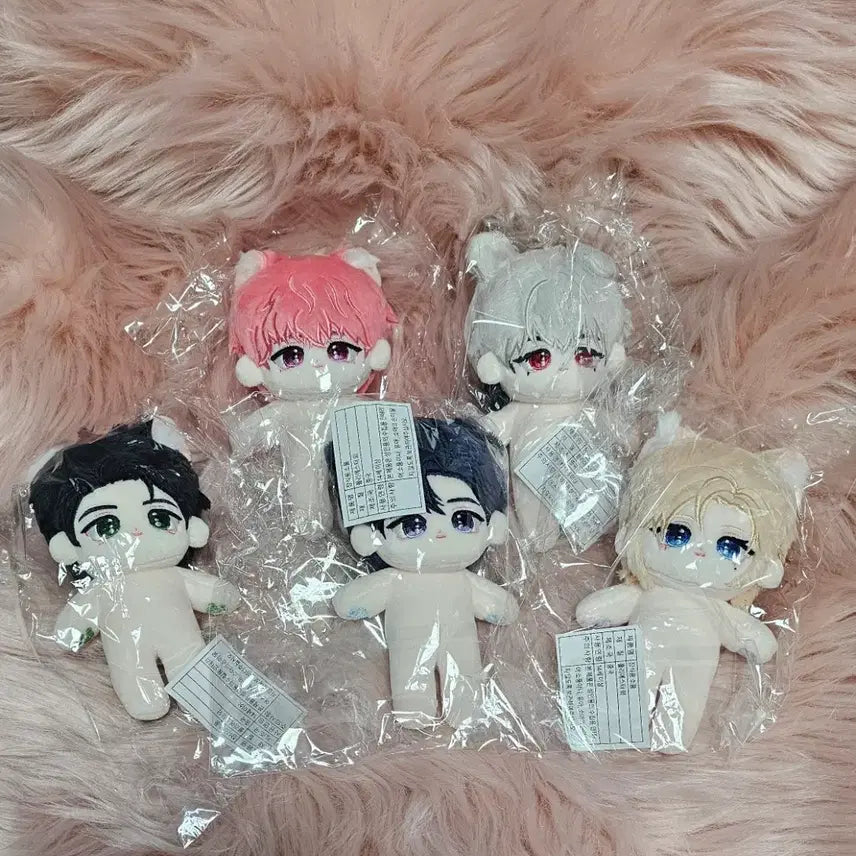 [BUNJANG] PLAVE 10cm Bone Plush Doll Bundle Set (Sealed) / 플레이브 비공굿 꾹꾹플푸 10cm 뼈깅 미개봉 일괄