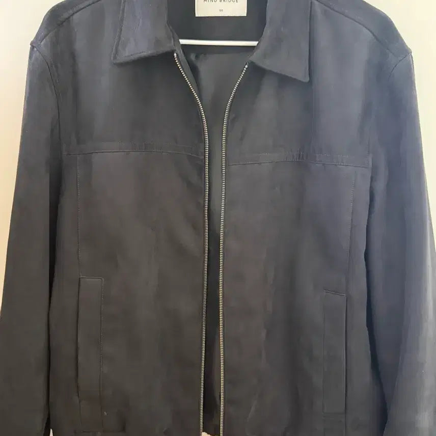 [BUNJANG] Mind Bridge Suede Blouson Jacket Dark Gray Size 100 / 마인드브릿지 스웨이드 블루종 자켓