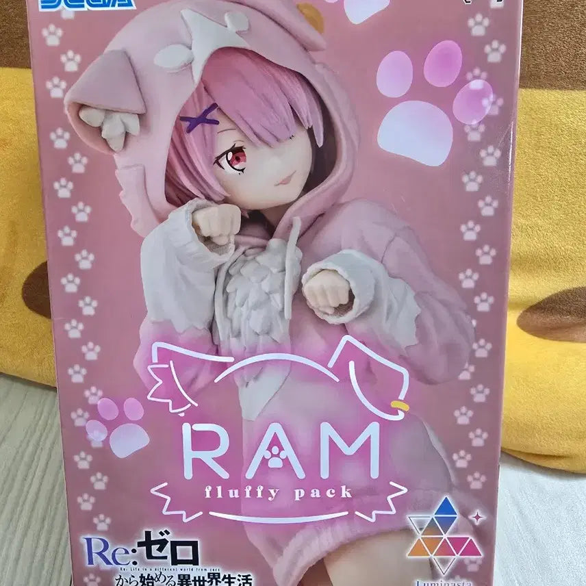 [BUNJANG] Re:Zero Ram Daidanjin Pack Moehmoeh Figure / 리제로 람 대정령 팩 모후모후 피규어