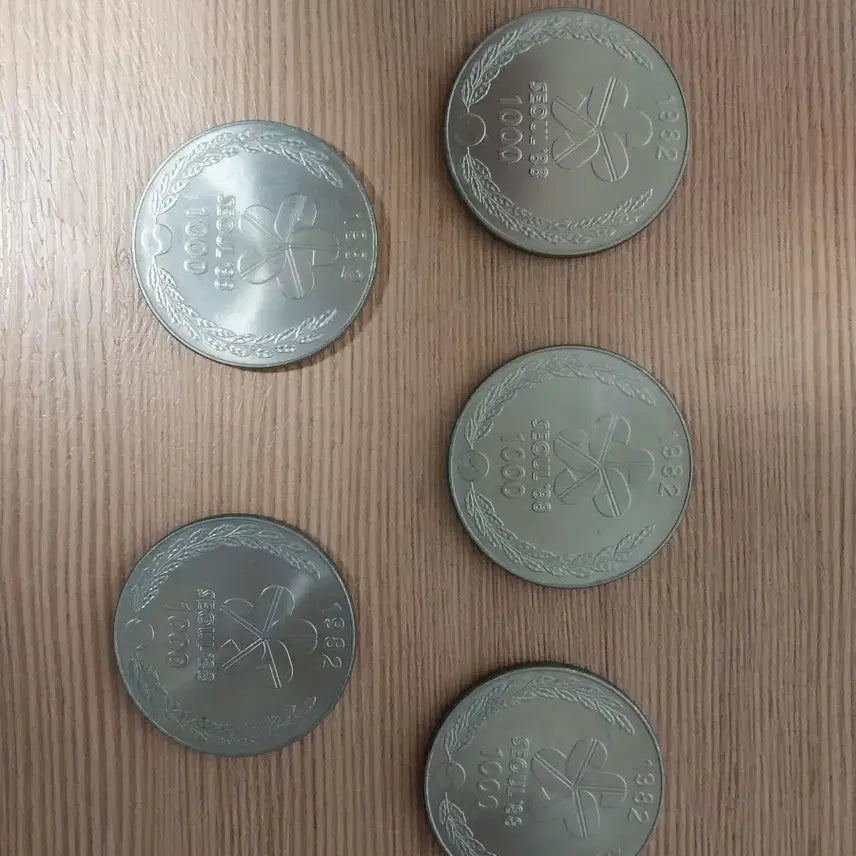 [BUNJANG] 1988 Seoul Olympics Commemorative 5-Coin Set / 88올림픽 기념 주화 천원