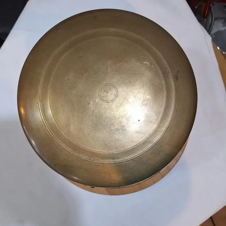 [BUNJANG] Antique Korean Brass Rice Pot / 골동품 유기 밥통