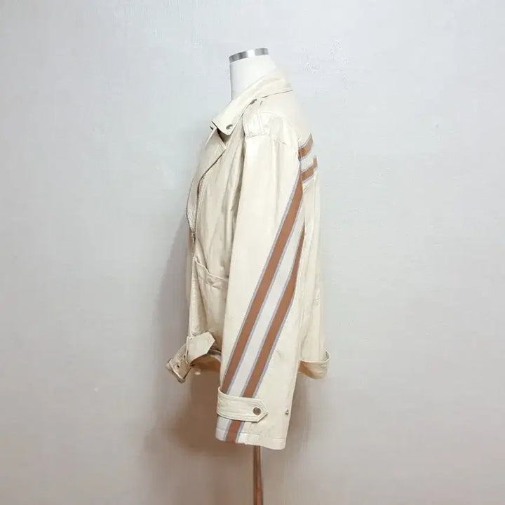 [BUNJANG] Samsung B E E C A R Oversized Premium Faux Leather Jacket / 삼성물산 비이커 공용 오버핏 고급 인조가죽자켓 165이하 여77/남95