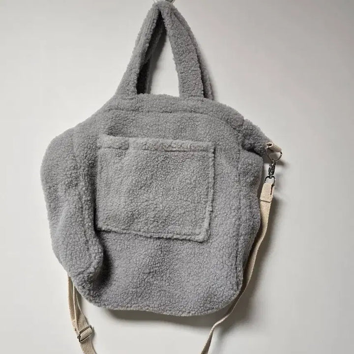 [BUNJANG] Fleece Crossbody Bag / 뽀글이 크로스백
