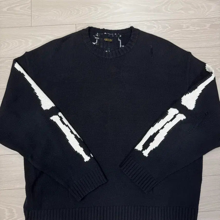 [BUNJANG] Capital 5g Cotton Bone Crewneck Knit / [3] 캐피탈 5g 코튼 본 크루넥 니트