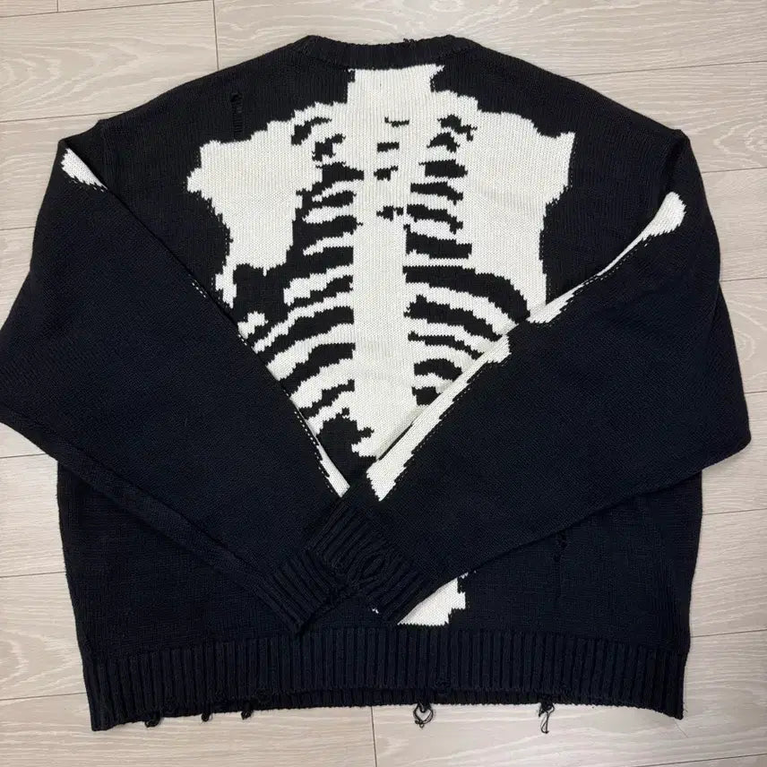 [BUNJANG] Capital 5g Cotton Bone Crewneck Knit / [3] 캐피탈 5g 코튼 본 크루넥 니트
