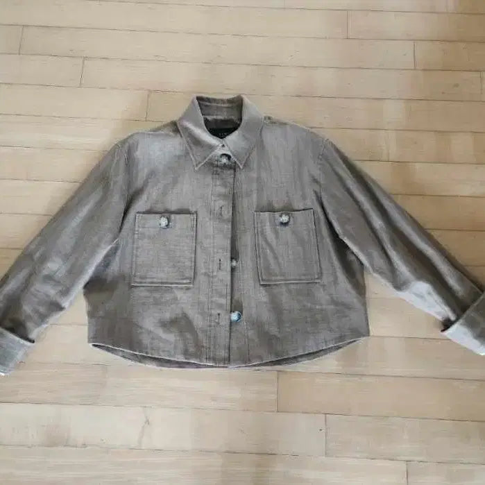 [BUNJANG] TIME (Hand-some) Camel Linen Blend Short Jacket / 한섬]타임자켓 (정품) 실착용1회