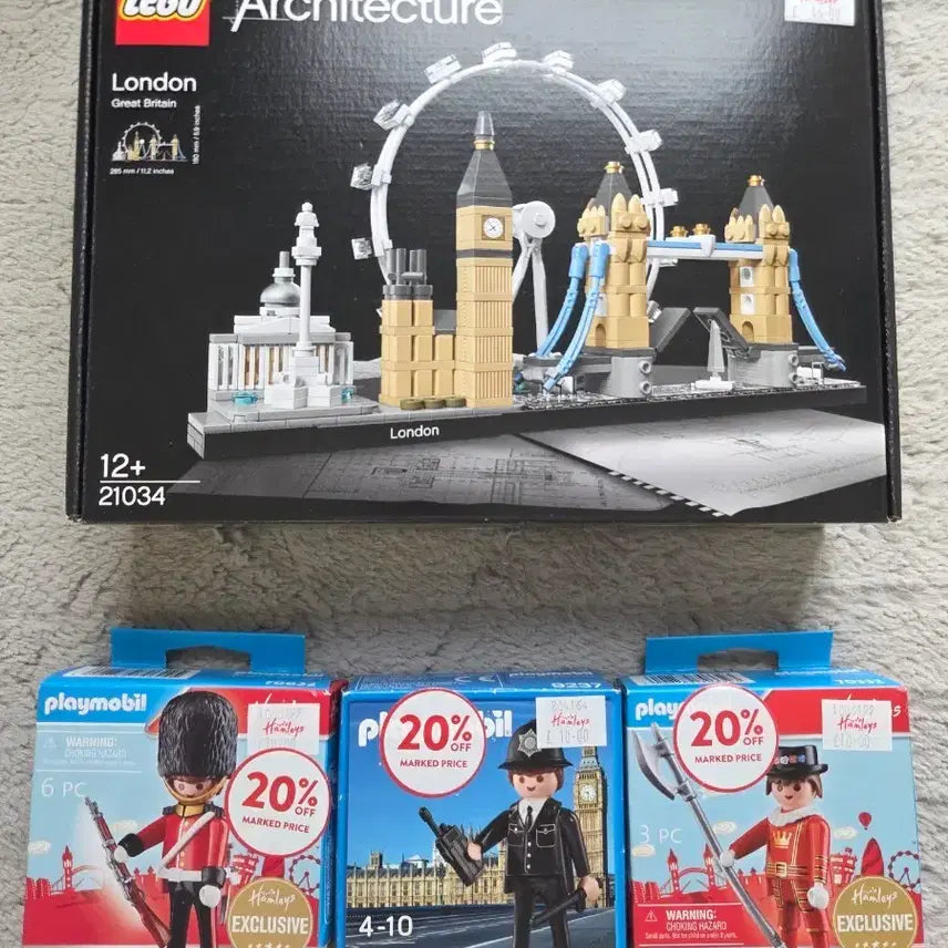 [BUNJANG] LEGO &amp; Playmobil UK Landmark Set / 영국 런던 랜드마크 레고+플레이모빌 세트