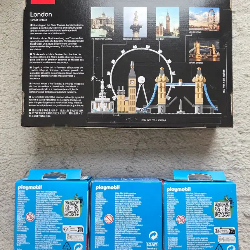 [BUNJANG] LEGO + Playmobil London Landmark Set / 영국 런던 랜드마크 레고+플레이모빌 세트