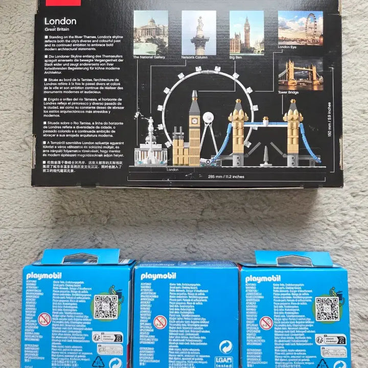 [BUNJANG] LEGO + Playmobil London Landmark Set / 영국 런던 랜드마크 레고+플레이모빌 세트