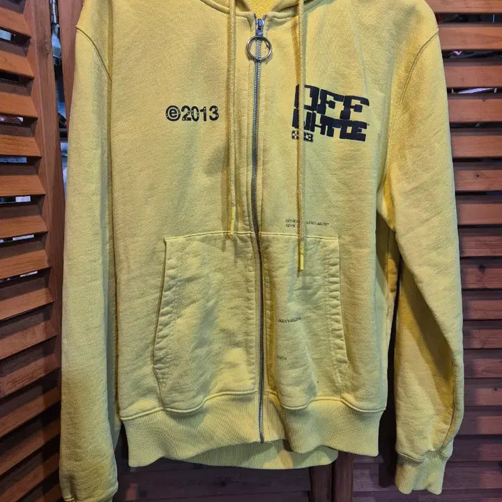 [BUNJANG] Off-White Zip-Up Hoodie / 오프화이트 후드 집업