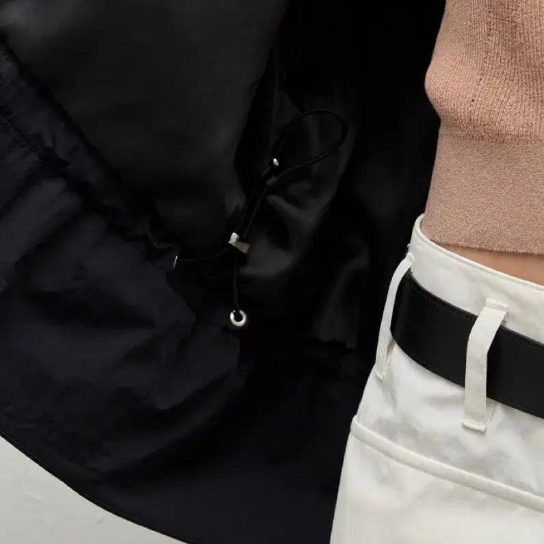 [BUNJANG] SYSTEM Oversized Drawstring Parka / 시스템 오버사이즈 드로우스트링 파카