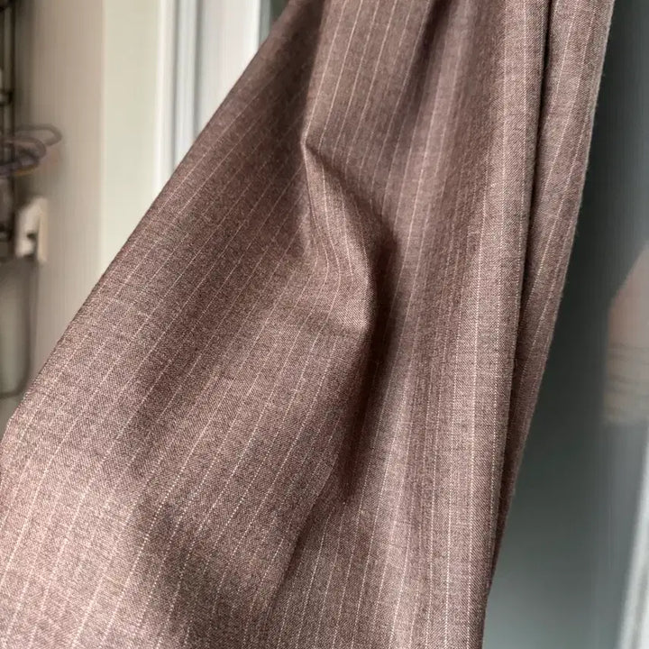 [BUNJANG] Headmainer 4 Pleats Pants Brown / 헤드메이너 4플리츠 팬츠 브라운