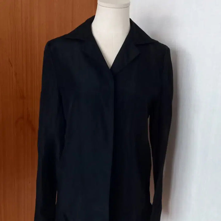 [BUNJANG] TIME Basic Shirt / 블랙 기본 남방 셔츠 타임