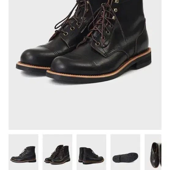 [BUNJANG] Josseppt Work Boots Chrome Axel Leather Size 260 / 조셉트 워크부츠 260