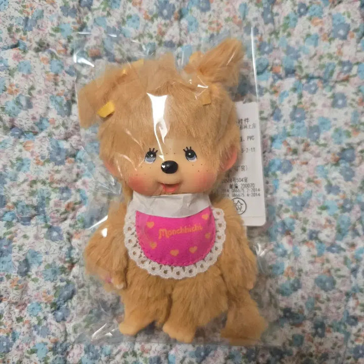 [BUNJANG] Hong Kong Limited Edition Braided Gold Monchhichi Keyring Doll / 홍콩 한정판 양갈래 골드 몬치치 키링 인형