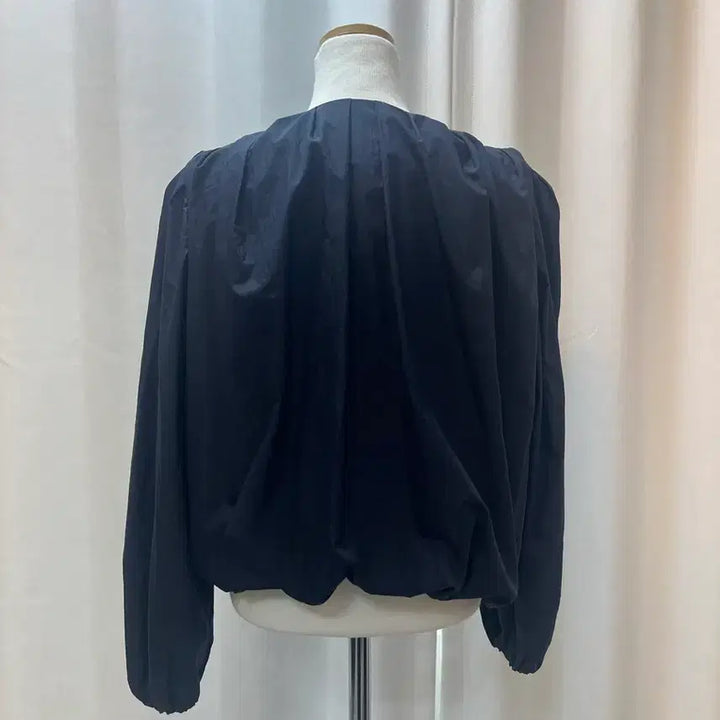 [BUNJANG] LANVIN COLLECTION Volume Blouse Deep Navy Size 55 / 랑방 컬렉션 LANVIN 볼륨 블라우스 82 (55) 미착용 보관 고급라