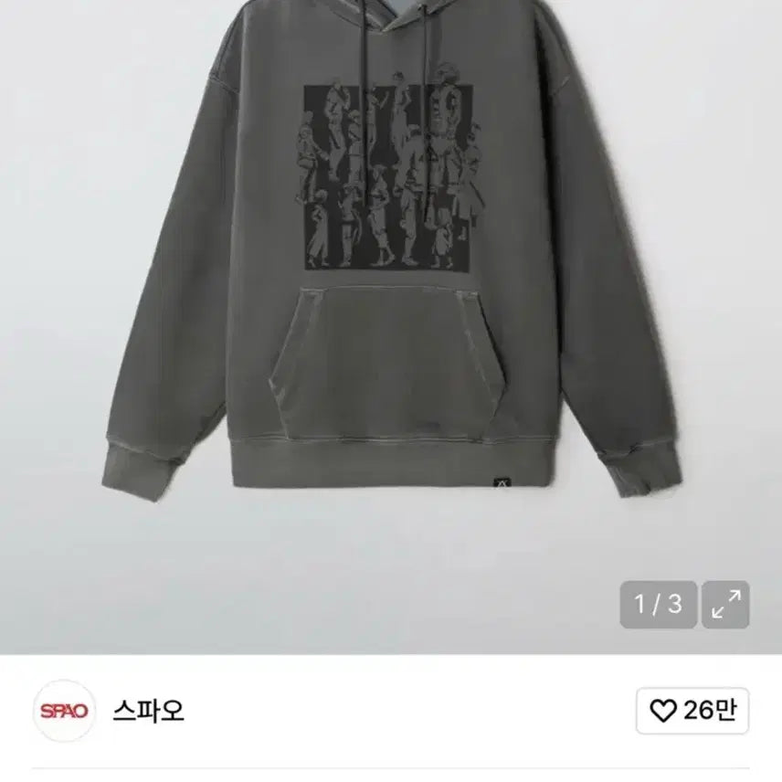 [BUNJANG] SPAO Hunter x Hunter Collaboration Hoodie / 스파오 헌터X헌터 콜라보 후드티