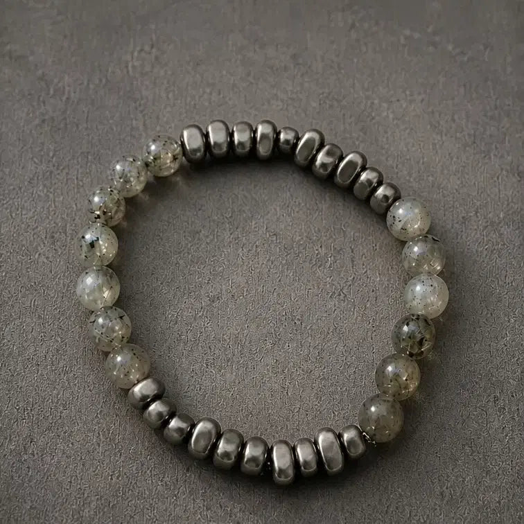 [BUNJANG] Hatching Room Raw Stone Bracelet (Custom Made) / 다이브인, 해칭룸맛 원석 팔찌 (주문 제작)