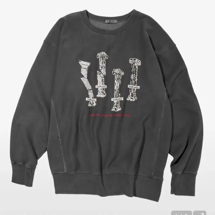 [BUNJANG] etce Valhalla Tour Sweatshirt / etce VALHALLA TOUR SWEATSHIRT