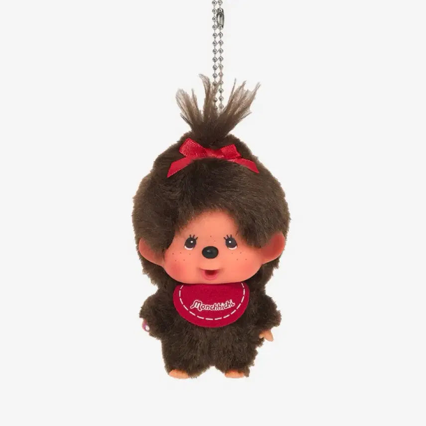 [BUNJANG] Monchhichi Big Head SS Girl Keyring / 몬치치 빅헤드 ss 걸 키링 여아