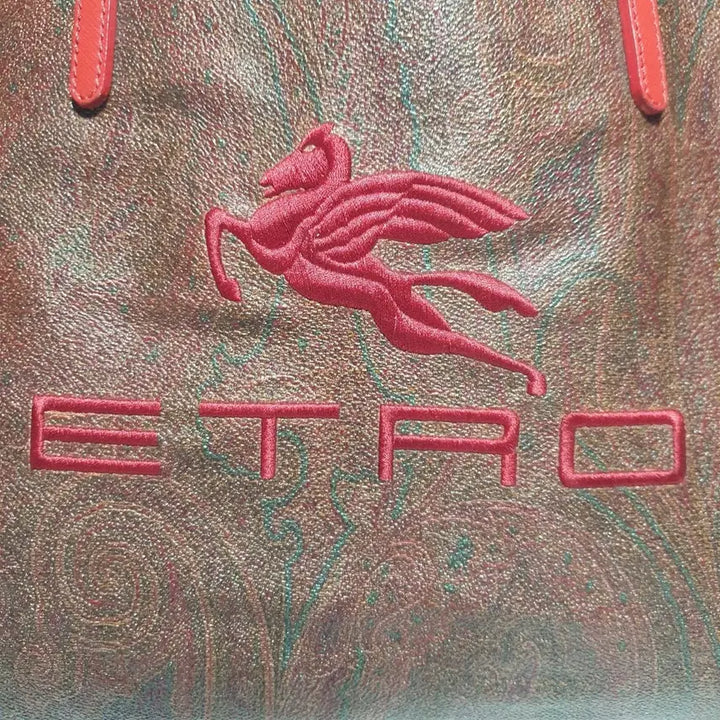 [BUNJANG] Etro Logo Shoulder Bag with Mini Pouch / 정품 ㅡ에트로 ㅡ로고.숄더백 ㅡ미니파우치.포함