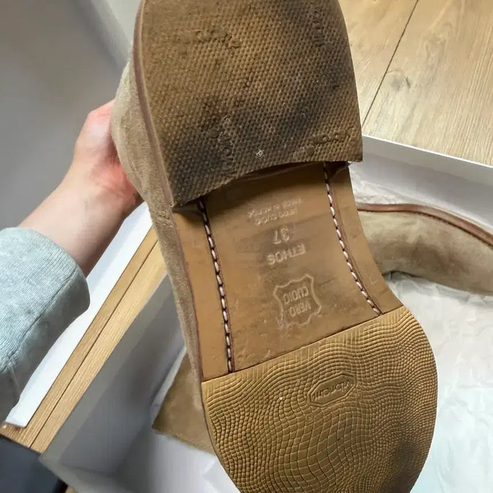 [BUNJANG] Ethos Suede Mid Boots 240 / 에토스 미들부츠 스웨이드 240