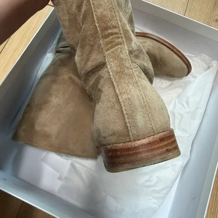 [BUNJANG] Ethos Suede Mid Boots 240 / 에토스 미들부츠 스웨이드 240