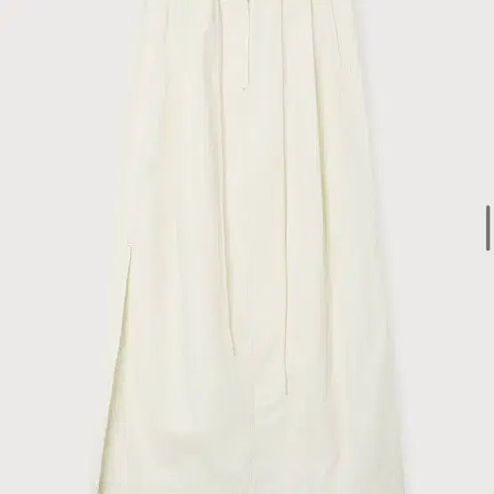 [BUNJANG] Ethos String Slit Skirt Ivory M / 에토스 스트링 슬릿 스커트 아이보리m(새상품)