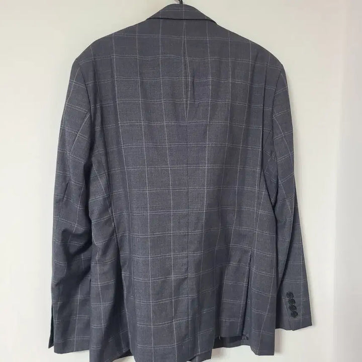 [BUNJANG] Grey Checkered Suit Set Jacket 100 Pants 32 / 체크무늬 정장 세트 그레이100/32