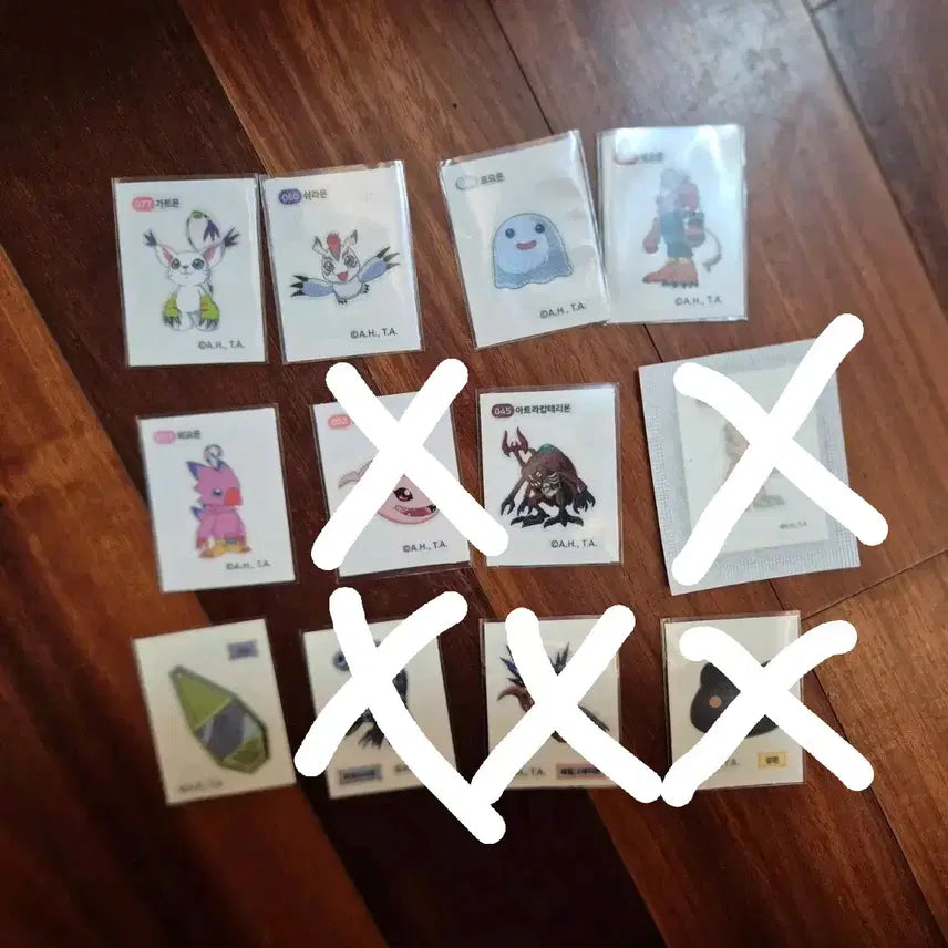 [BUNJANG] Digimon Sticker Set / 디지몬 띠부씰 메탈그레이몬 아구몬 등등