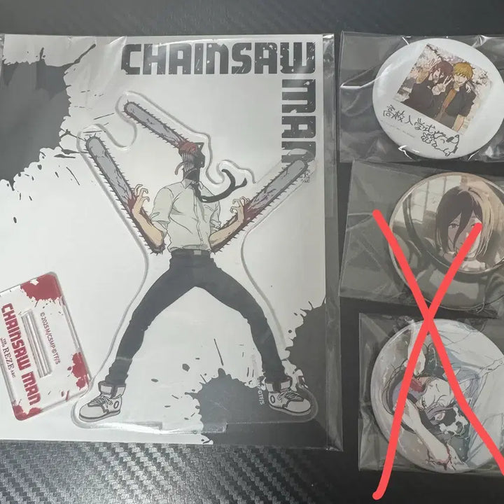 [BUNJANG] Chainsaw Man Hongdae Pop-up Acrylic Standee / 체인소맨 레제 마키마 홍대 팝업 아크릴스탠드