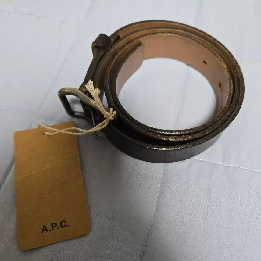 [BUNJANG] A.P.C. Brown Leather Belt / apc 아페쎄 레더벨트 브라운