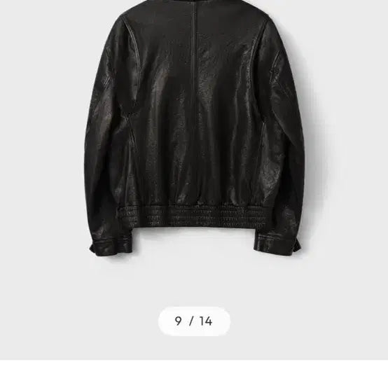 [BUNJANG] Bellier Diagonal Leather Blouson Washed Black Size 105 / [새제품] 벨리에 다이에그널 레더 블루종 워시드 블랙 105