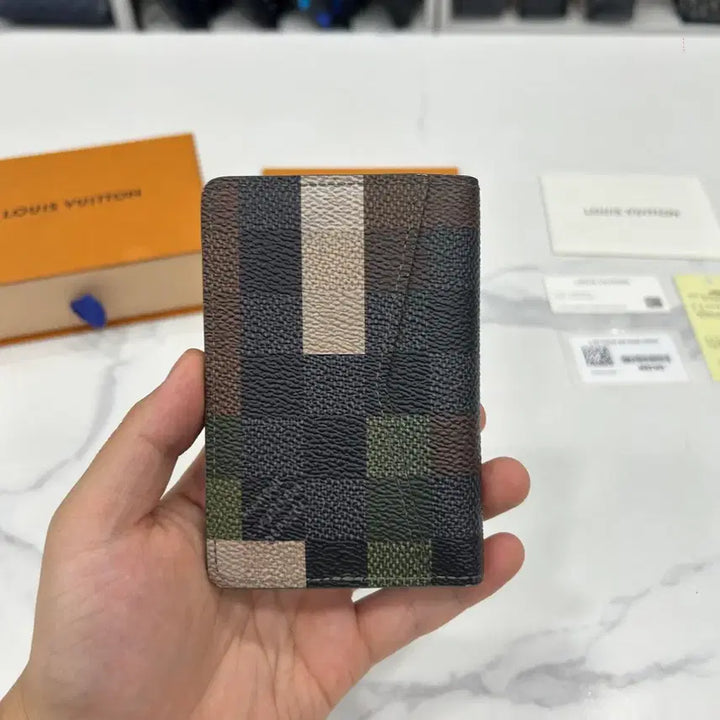 [BUNJANG] Louis Vuitton Damoflage Pocket Organizer Green / [새상품급]루이비통 다모플라주 포켓 오거나이저 그린