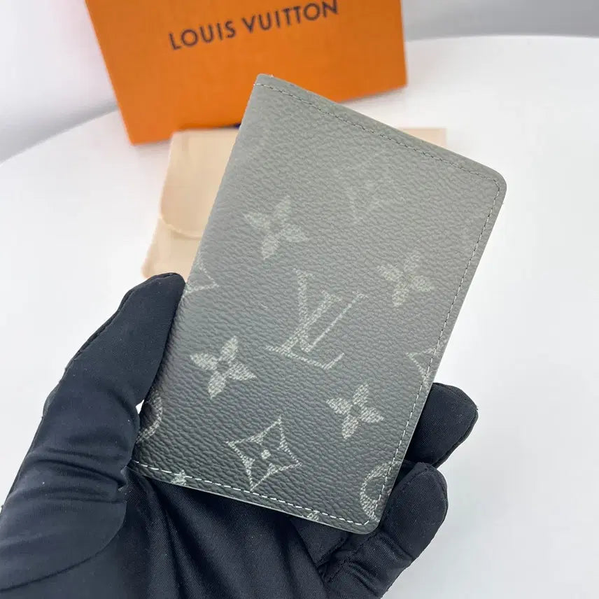 [BUNJANG] Louis Vuitton Monogram Gradient Pocket Organizer Card Holder / [100%정품] 루이비통 포켓 모노그램 오거나이저 카드지갑