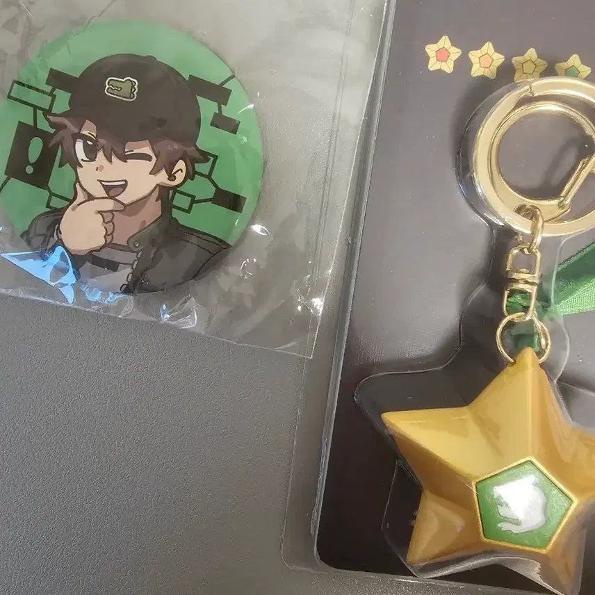 [BUNJANG] Pixelie Misuban Dinosaur Keyring / Can Badge Bundle Set / 픽셀리 미수반 공룡 키링/캔뱃지