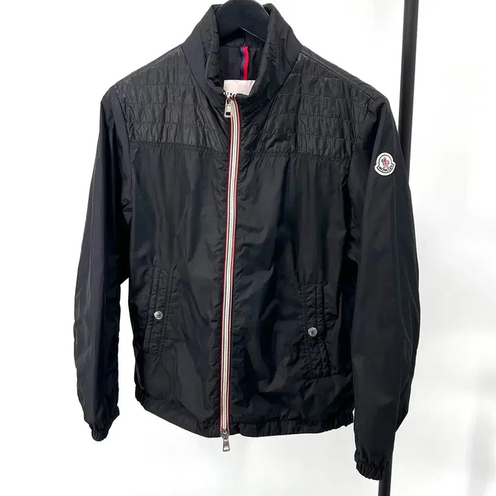 [BUNJANG] Moncler Windbreaker Zip-Up Jacket Black / [1사이즈] 몽클레어 바람막이 집업 자켓 블랙
