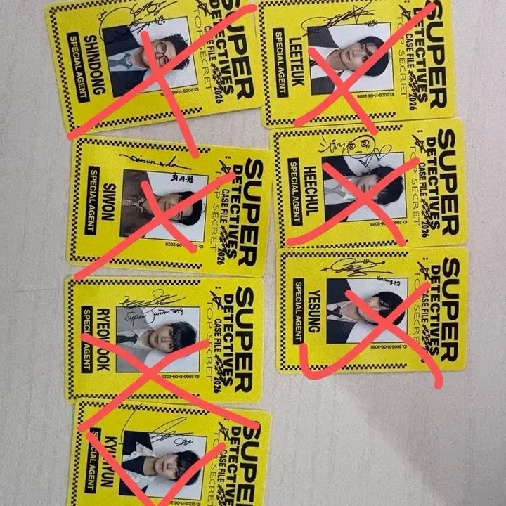 [BUNJANG] Super Junior Member Photocard / 슈퍼주니어 포카 양도
