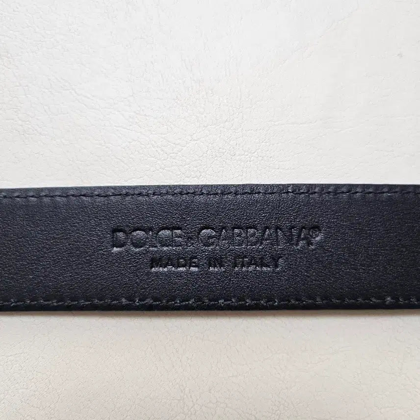 [BUNJANG] Dolce &amp; Gabbana Blue Leather Belt / 돌체앤가바나 블루 레더 벨트