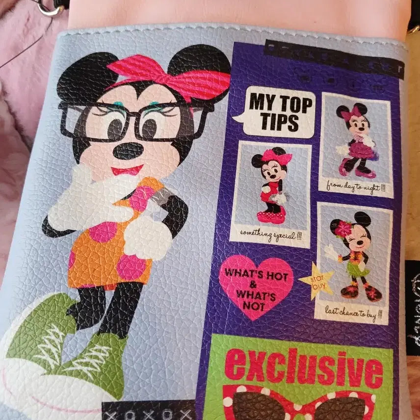 [BUNJANG] Disney Authentic Minnie Mouse Card Holder with Strap Set / 디즈니 정품 미니마우스 카드지갑 + 스트랩줄