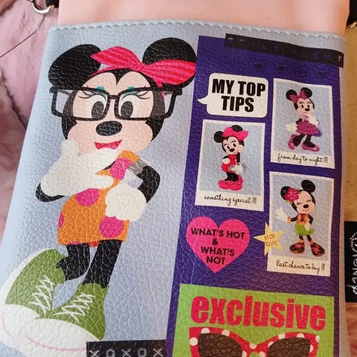 [BUNJANG] Disney Authentic Minnie Mouse Card Holder with Strap Set / 디즈니 정품 미니마우스 카드지갑 + 스트랩줄