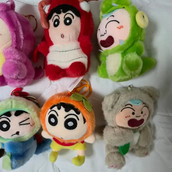 [BUNJANG] Crayon Shin-chan Plush Toy &amp; Keyring Set / 짱구인형 짱구모음 짱구키링 훈이짱구 훈이인형 짱구는못말려 열쇠고리