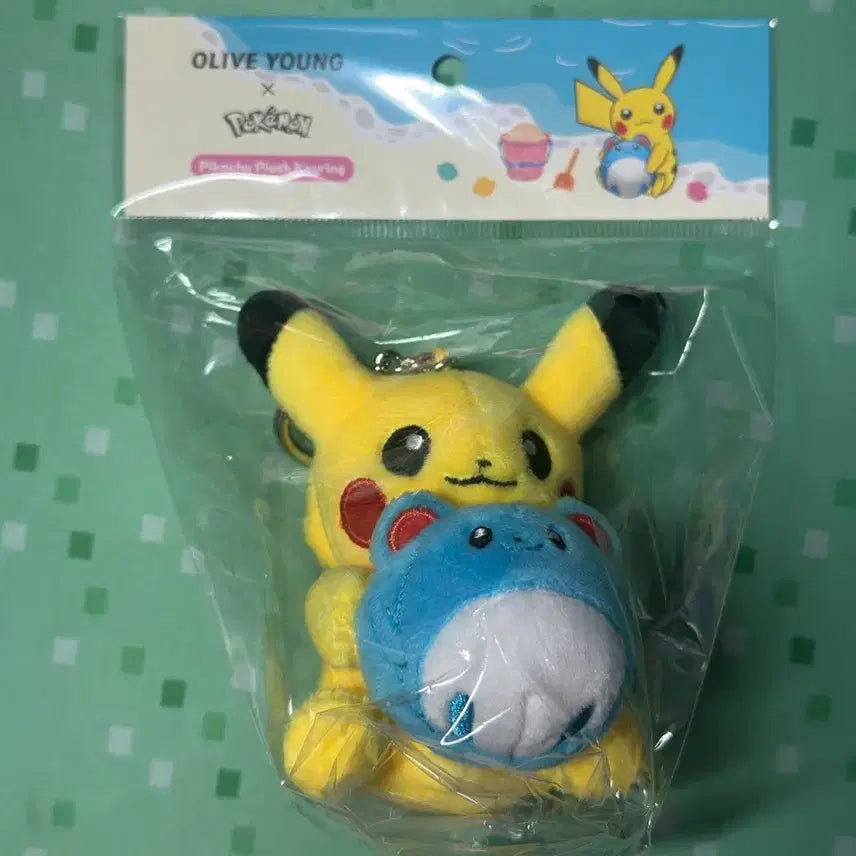 [BUNJANG] Olive Young Pikachu Keyring Plush / 올리브영 포켓몬 피카츄 키링 인형