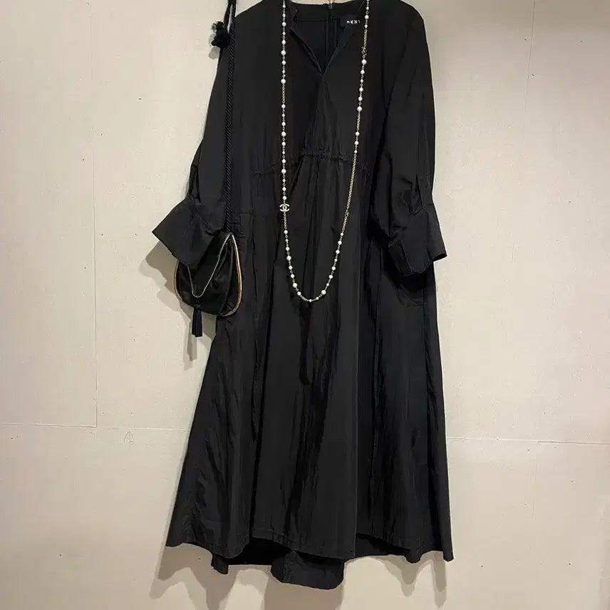 [BUNJANG] DKNY Black Ribbed Long Dress / (정품)DKNY 바스락 롱 원피스