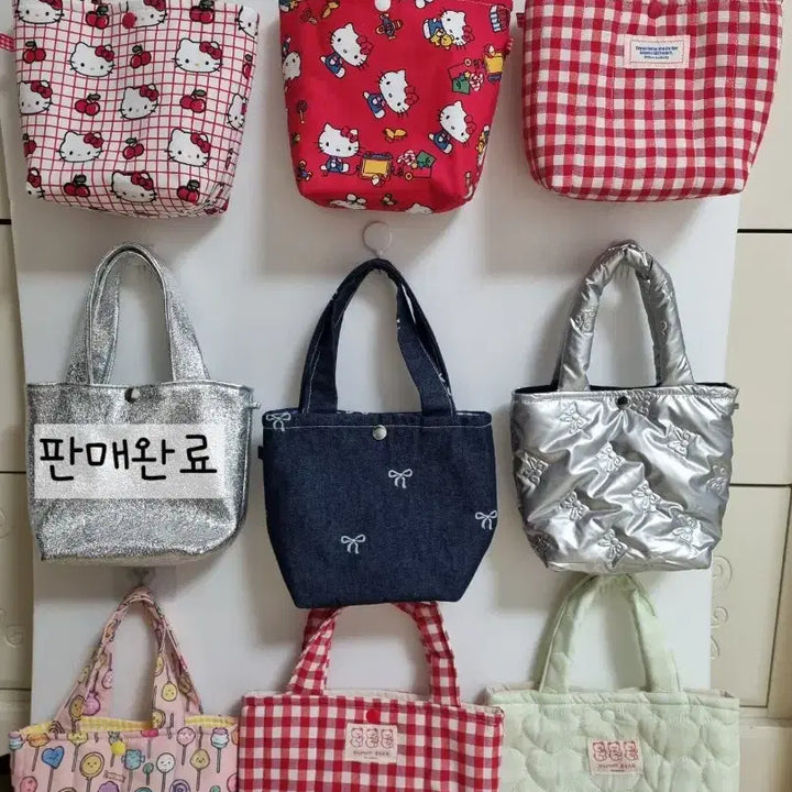 [BUNJANG] Handmade Hello Kitty Mini Bag / 핸드메이드 헬로키티 미니 가방,미니 토트백,미니 에코백,미니핸드백