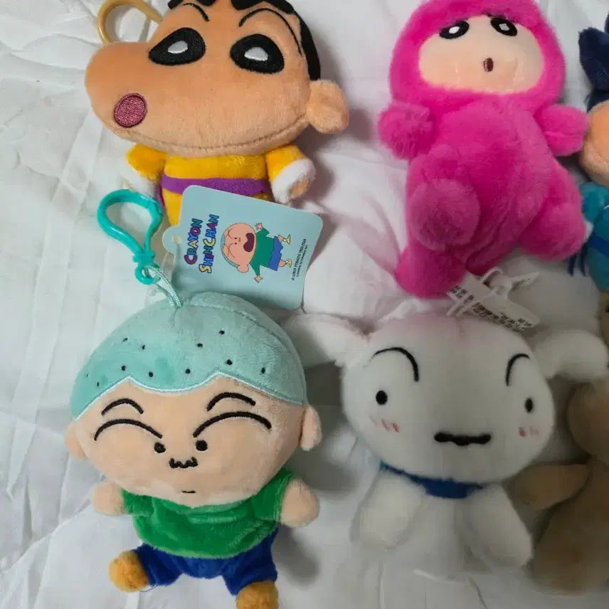 [BUNJANG] Crayon Shin-chan Character Keychains &amp; Dolls (Various Characters) / 흰둥이인형 짱구 캐릭터 짱구친구들 철이 훈이 열쇠고리 유리 인형모음