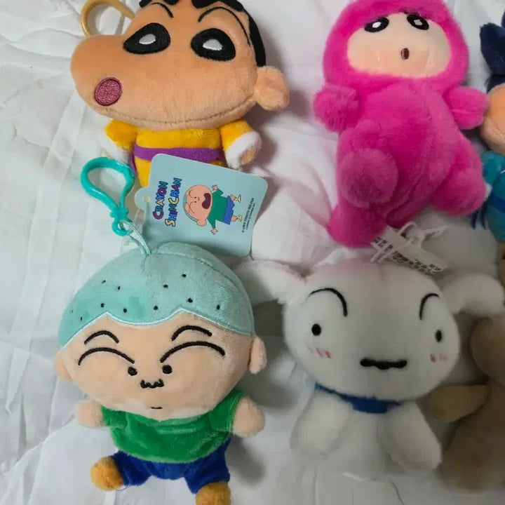 [BUNJANG] Crayon Shin-chan Character Keychains &amp; Dolls (Various Characters) / 흰둥이인형 짱구 캐릭터 짱구친구들 철이 훈이 열쇠고리 유리 인형모음