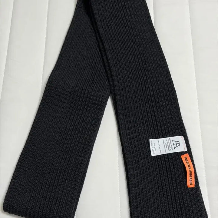 [BUNJANG] Andersen Black Pure New Wool Scarf / [안데르센] 블랙 머플러