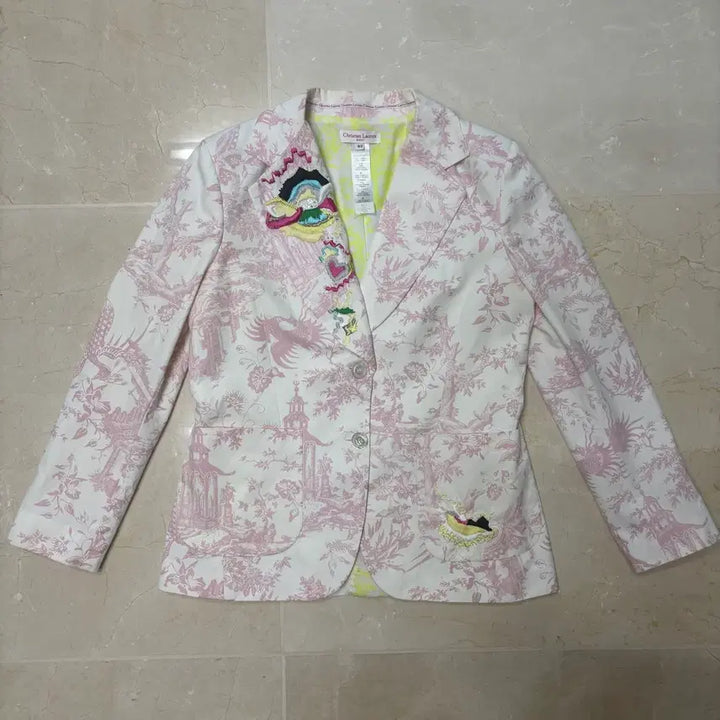[BUNJANG] Christian Lacroix Cotton Blazer Size 42 / [정품] Christian Lacroix 크리스찬 라크르와 블레이저 42