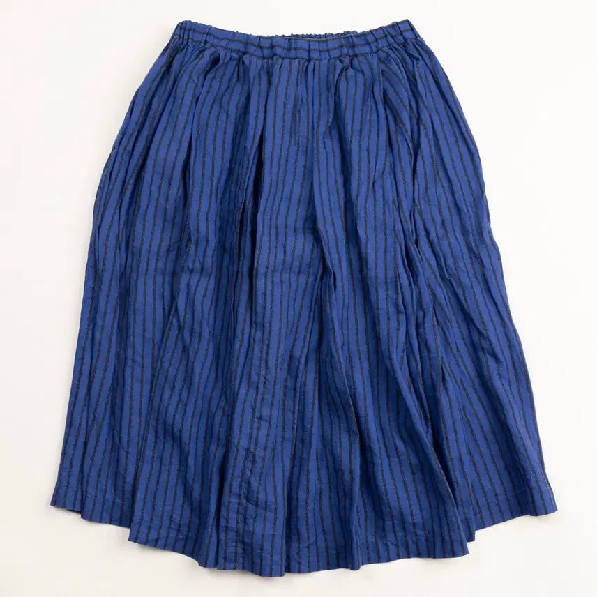 [BUNJANG] Comme des Garçons Blue Stripe Summer Skirt M / 꼼데가르송 블루 스트라이프 여름 스커트 M